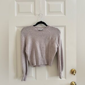 & Other Stories Light Purple Crew Neck Sweater